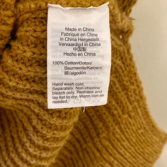 Balloon-Sleeve Pullover Sweater - Egyptian Gold - Picture 3 of 4